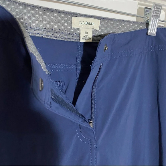 LL Bean Women's Blue OutdoorSy Gorpcore Hiking Training Trail lightweight Pants - Picture 3 of 12